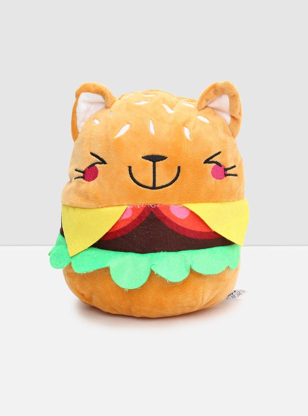 Kids Printed Burger Soft Toy