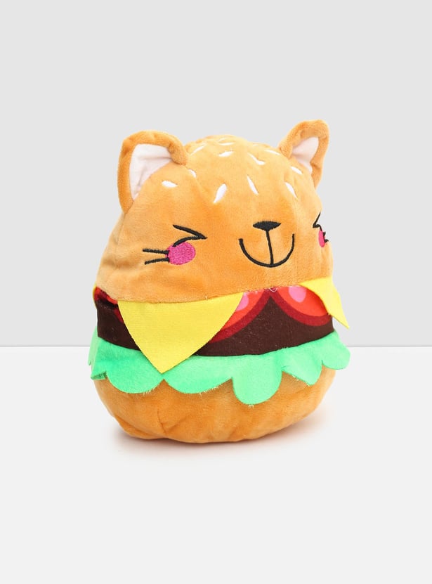 Kids Printed Burger Soft Toy