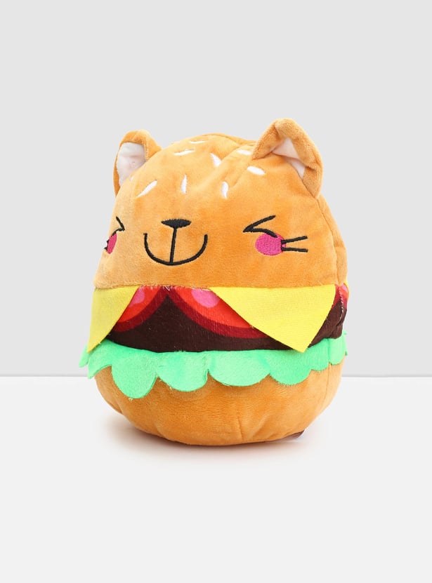 Kids Printed Burger Soft Toy