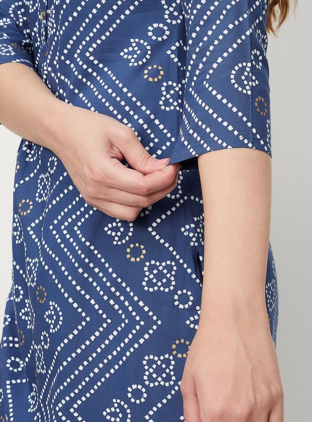 Women Printed Straight Kurta