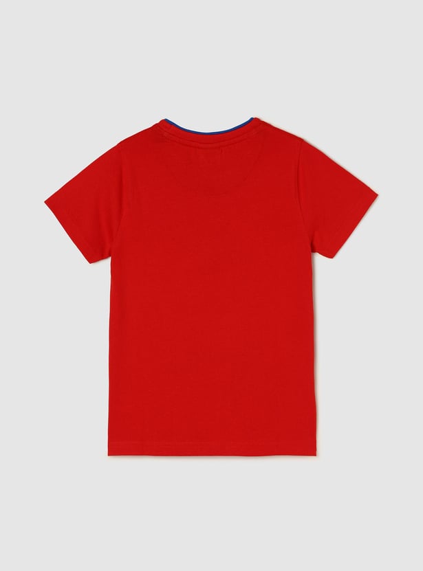 Boys Graphic Printed Knit T-shirt