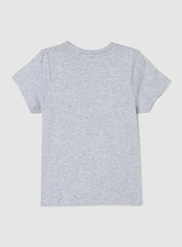 Boys Mickey & Friends Printed Cotton T-shirt