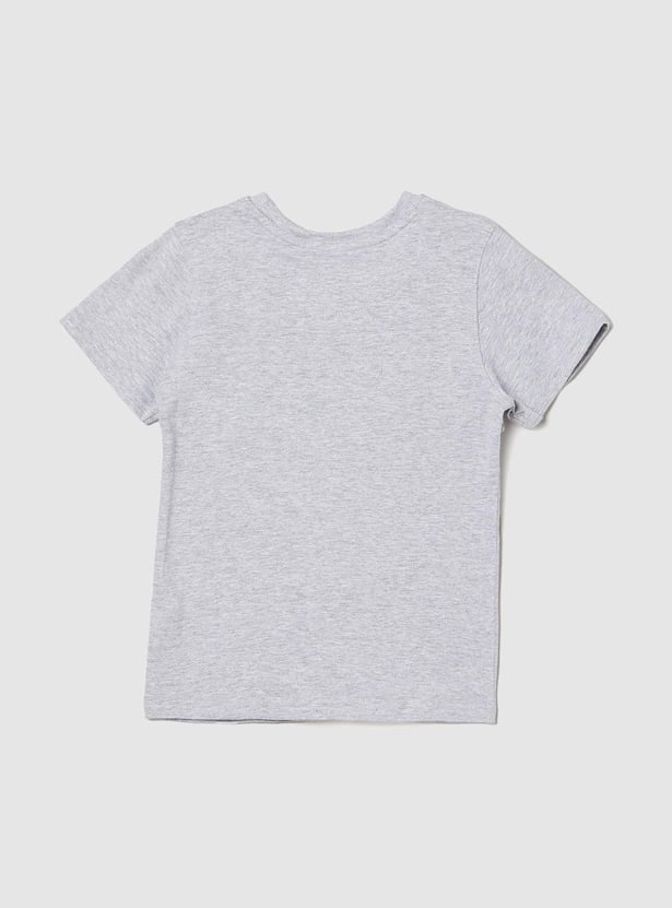 Boys Mickey Mouse Printed T-shirt