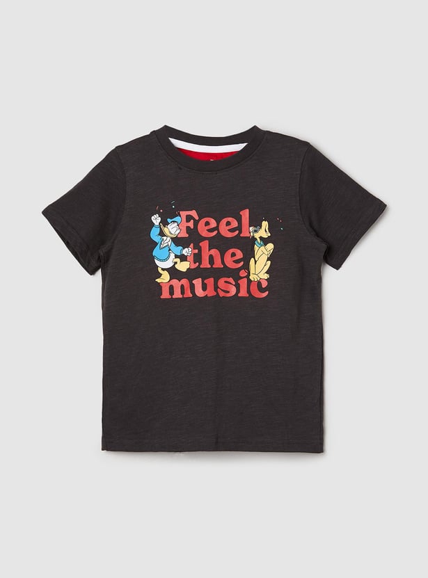 Boys Donald Duck Printed T-shirt