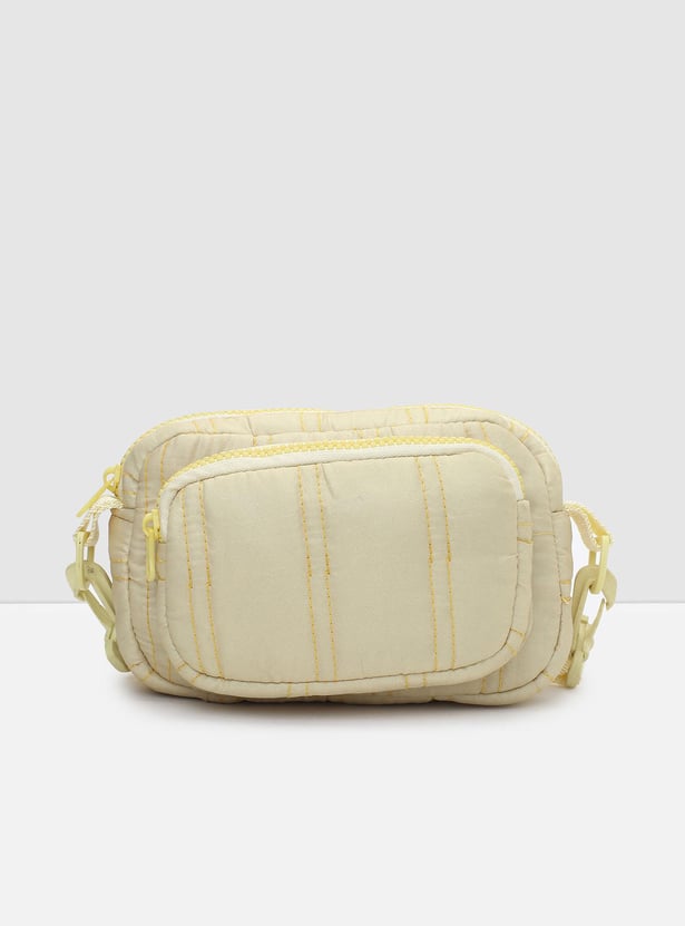 Girls Stitch-Detailed Sling Bag