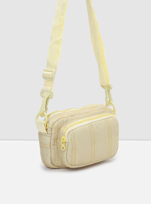 Girls Stitch-Detailed Sling Bag