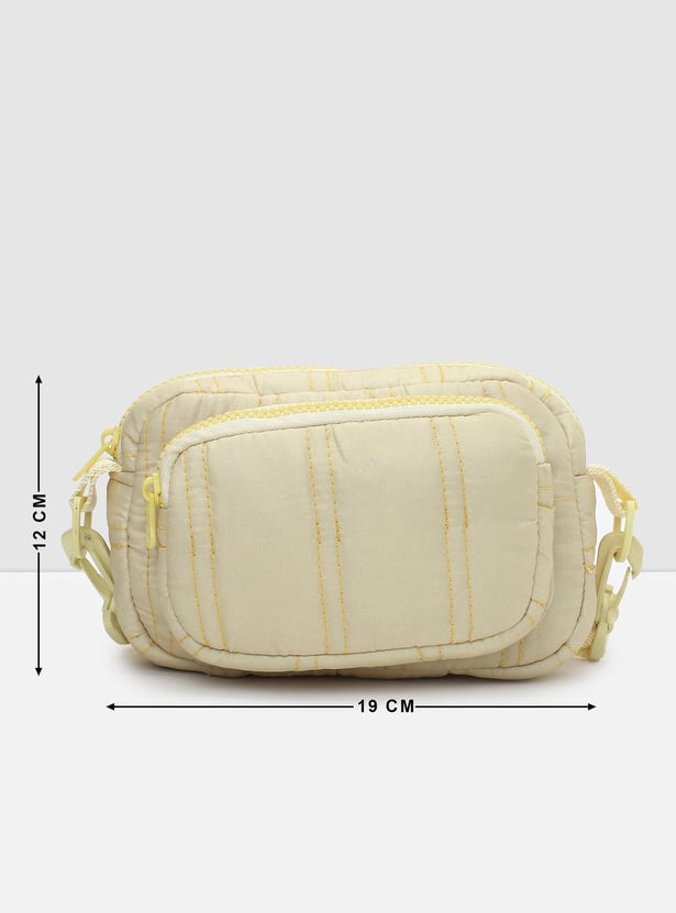 Girls Stitch-Detailed Sling Bag
