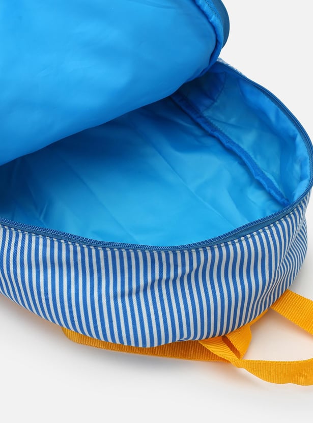 Boys Striped Zip-Closure Backpack