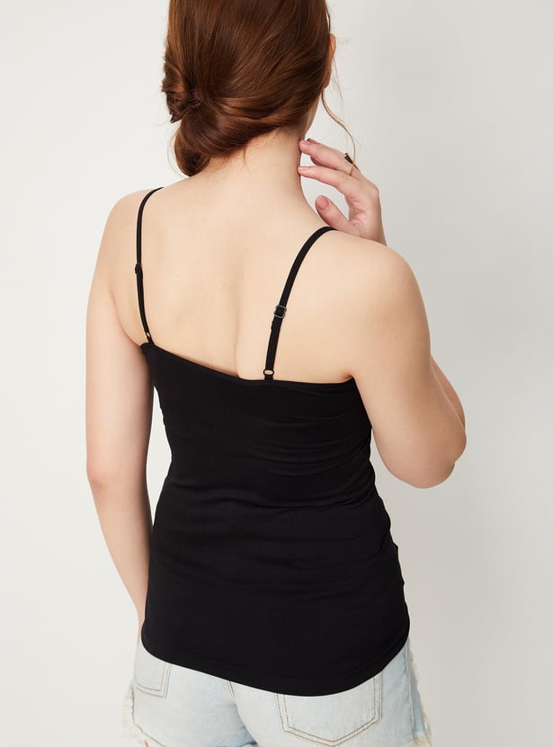 Women Ruched Seam-Free Padded Camisole