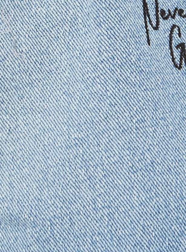 Men Distressed Denim Shorts