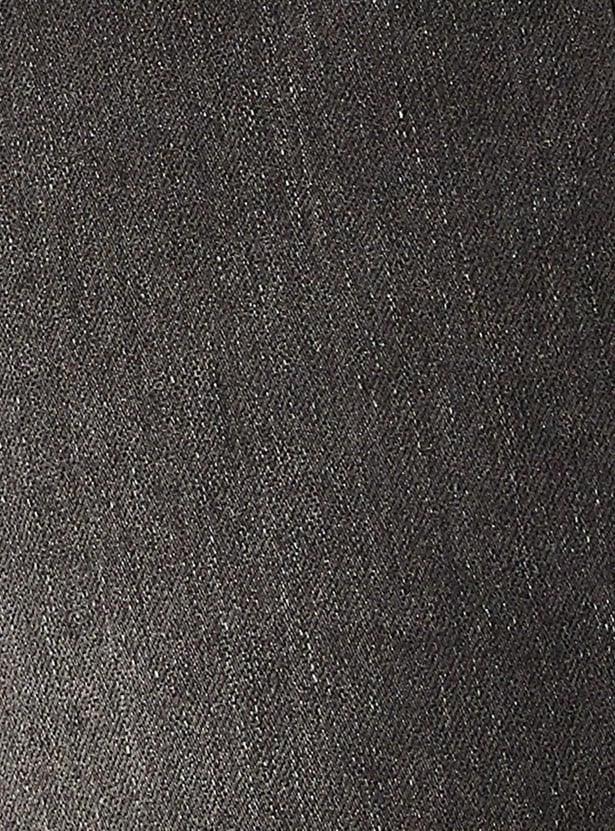 Men Washed Carrot Fit Denim Joggers