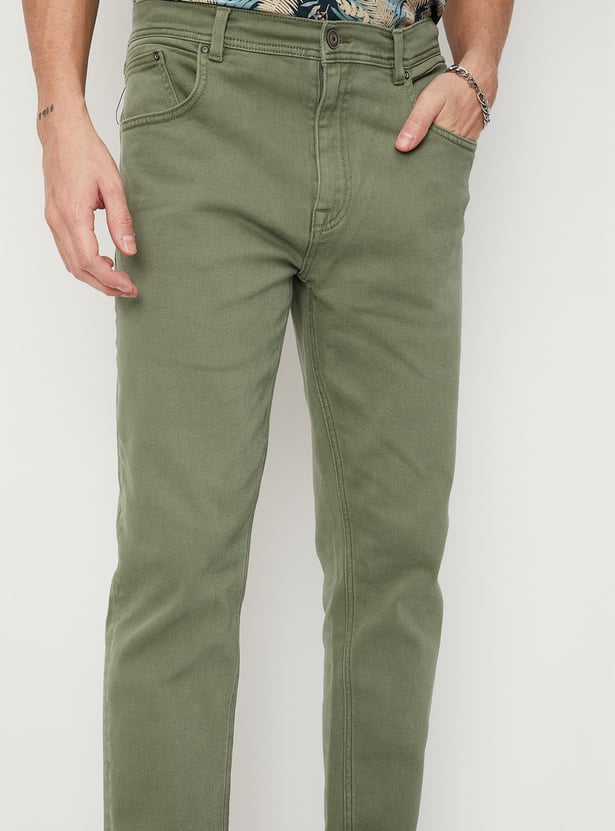 Men Coloured Relaxed Fit Jeans
