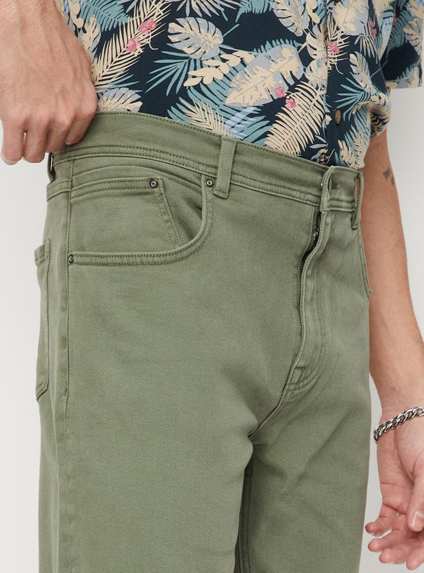 Men Coloured Relaxed Fit Jeans