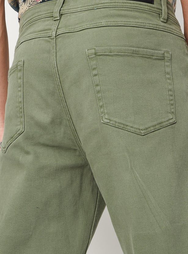 Men Coloured Relaxed Fit Jeans