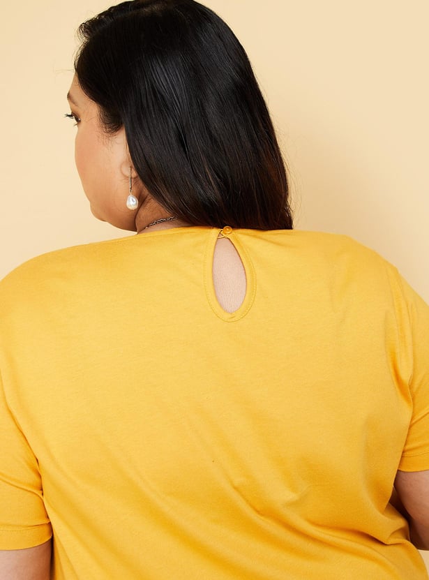 Women Schiffli Short Sleeve T-shirt