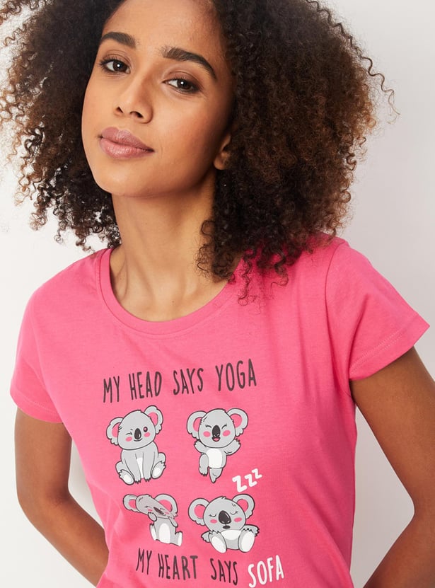 Women Printed Capri Set