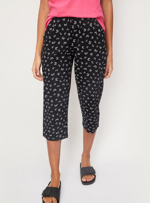 Women Printed Capri Set