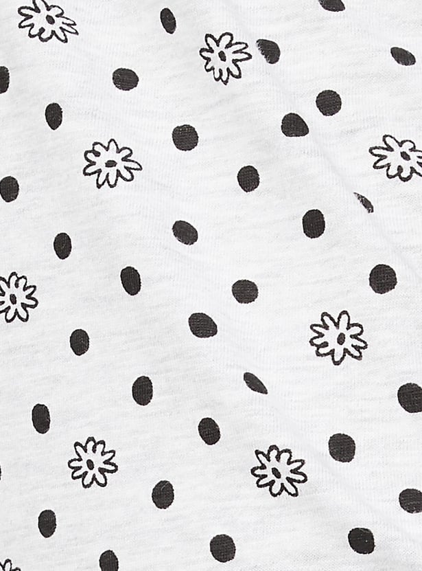 Women Printed Top and Pyjamas