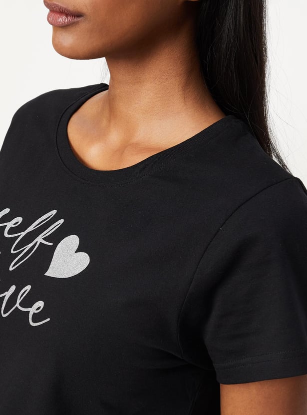 Women Printed Top and Pyjamas