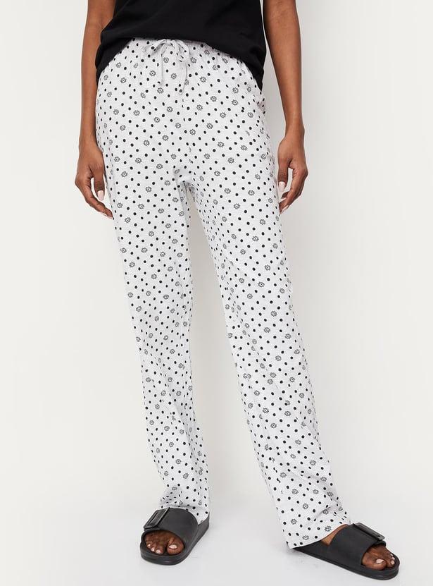Women Printed Top and Pyjamas