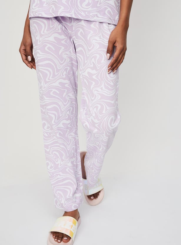 Women Printed Cotton PJ Set