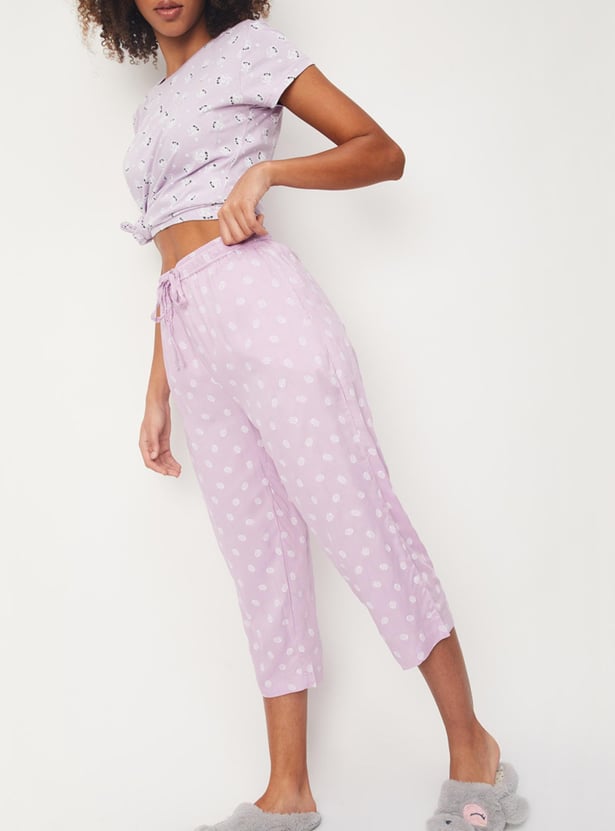 Women Printed Woven Capris
