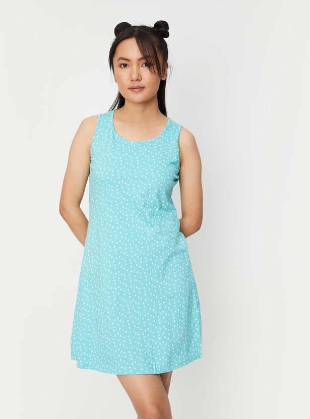 Women Printed Layered Chemise