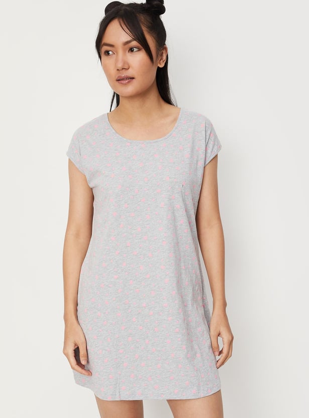 Women Assorted Printed Chemise - Pack of 2