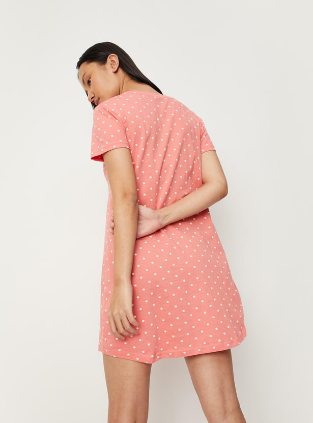 Women Garfield Printed Chemise