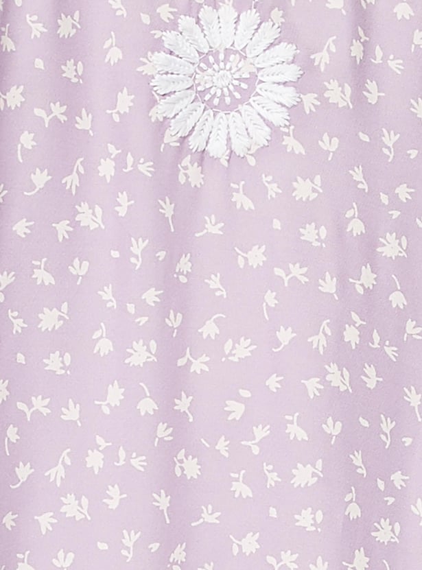 Women Floral Printed Nightgown