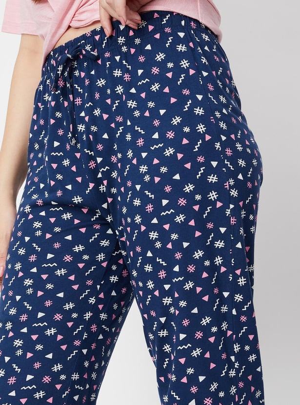 Women Printed Cotton Pyjamas