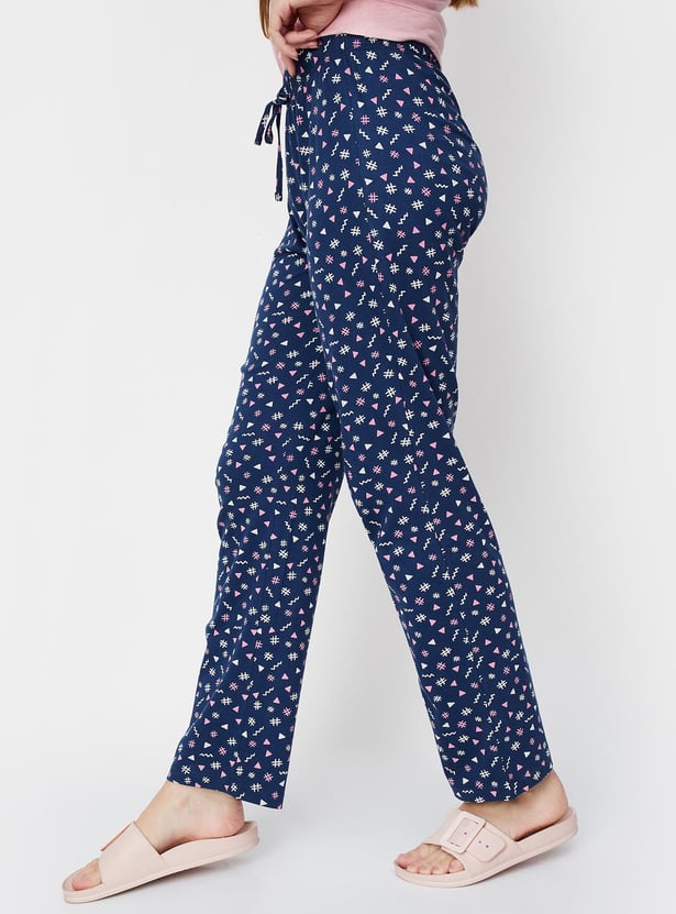 Women Printed Cotton Pyjamas