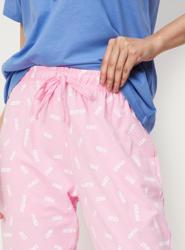 Women Printed Capri Set