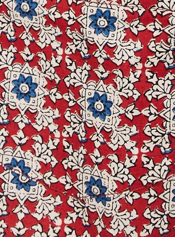 Men Kalamari Printed Shirt Kurta