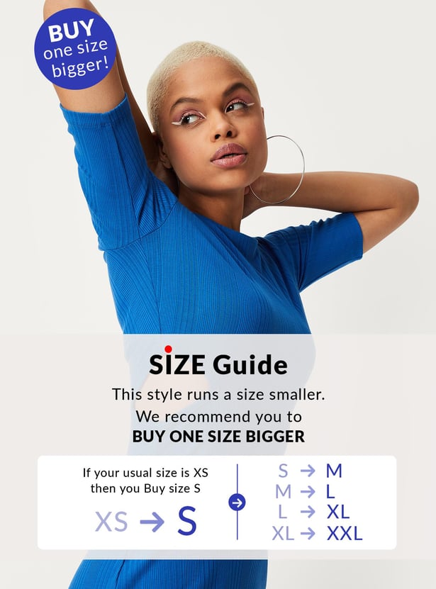 Women Solid Cut-Out Detailed Bodycon Dress