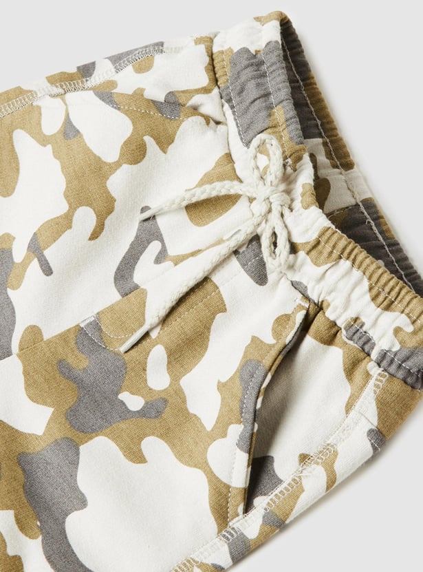 Boys Camouflage Printed Joggers