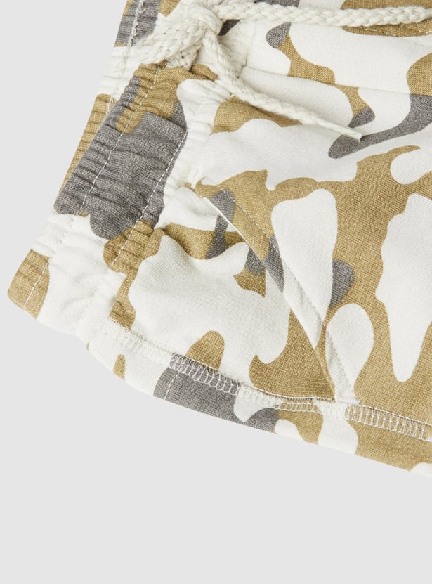 Boys Camouflage Printed Joggers