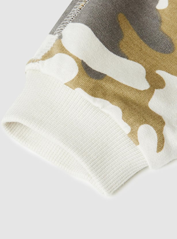 Boys Camouflage Printed Joggers