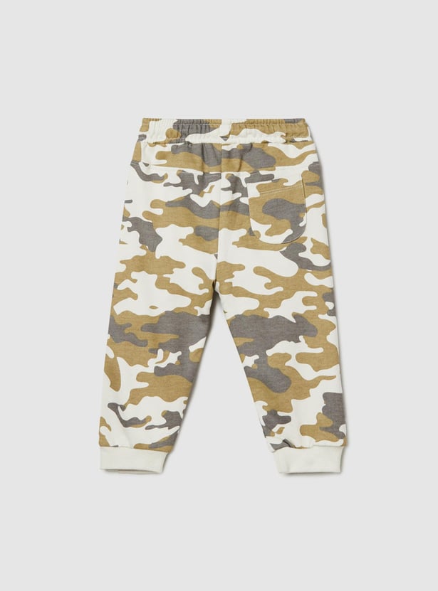 Boys Camouflage Printed Joggers