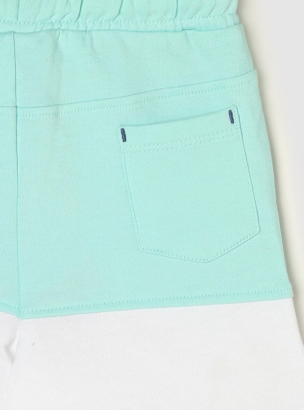 Boys Colourblock Drawstring Shorts