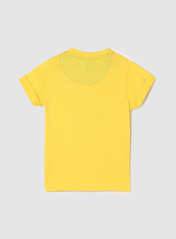 Boys Graphic Print Crew Neck T-shirt