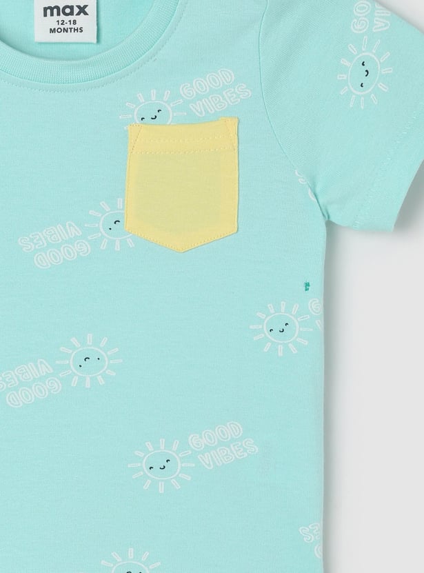 Boys Printed T-shirt with Pocket
