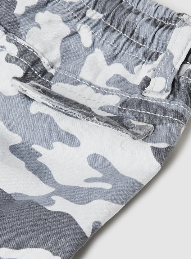 Boys Printed Bermuda Shorts