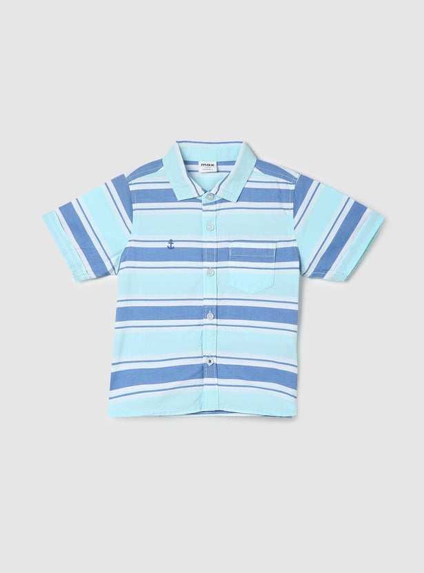 Boys Striped Casual Shirt