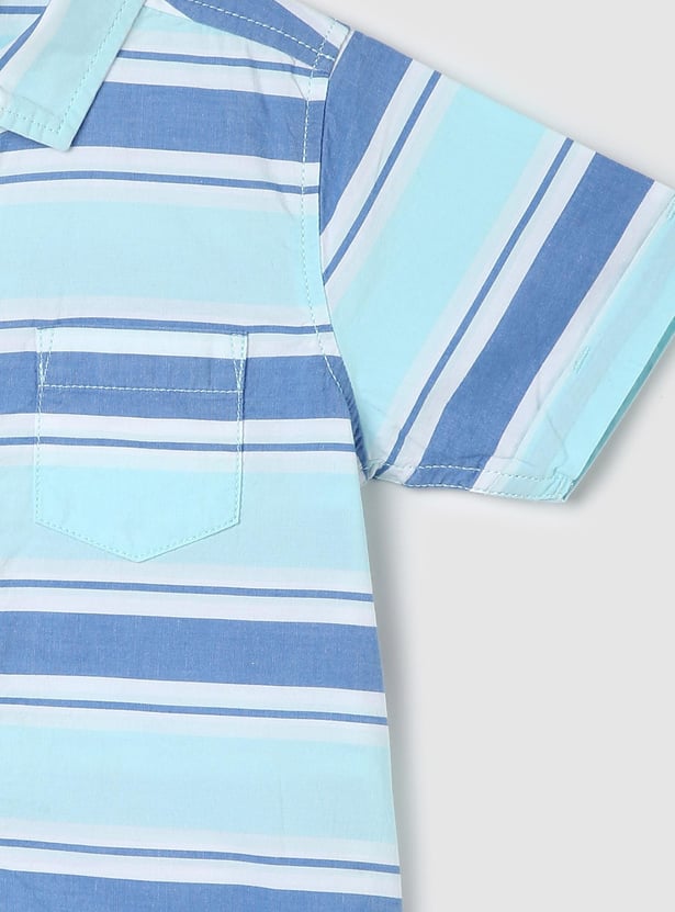 Boys Striped Casual Shirt