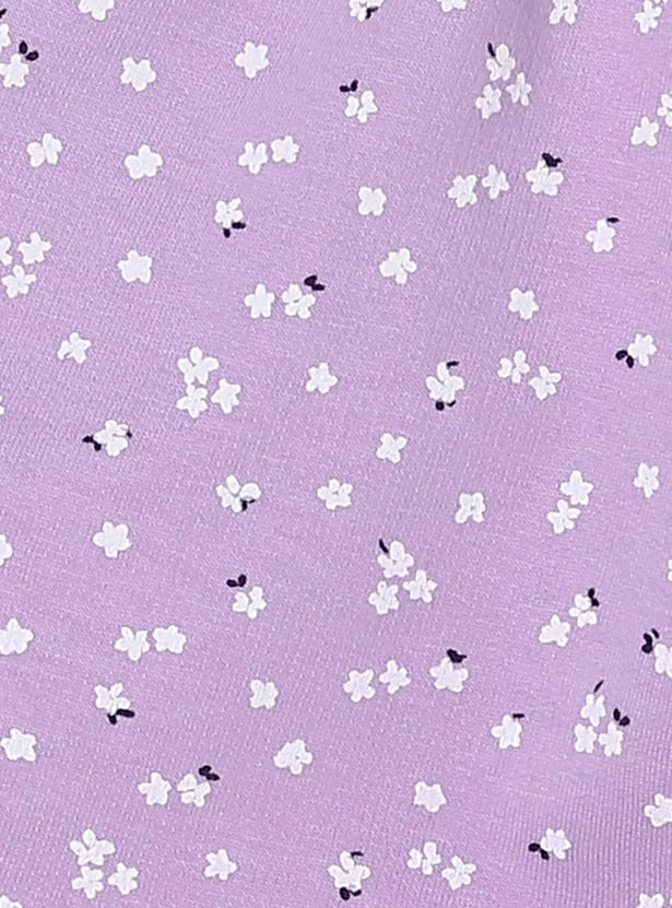 Girls All-Over Printed Knit Shorts