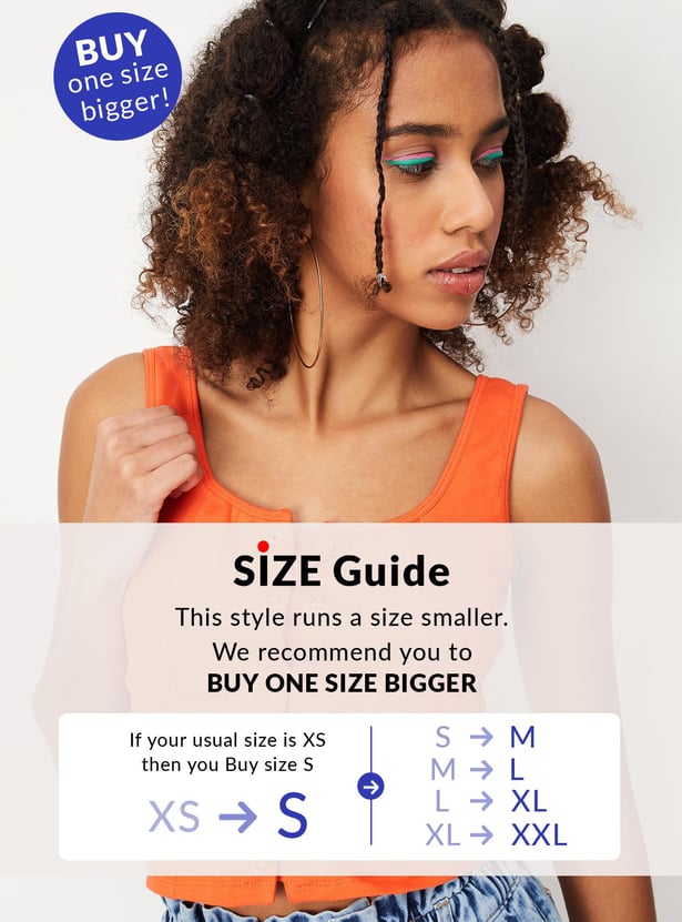 Women Solid Lace-Up Corset Top