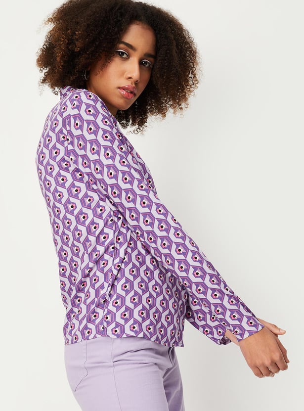 Women Typographic Printed Shirt