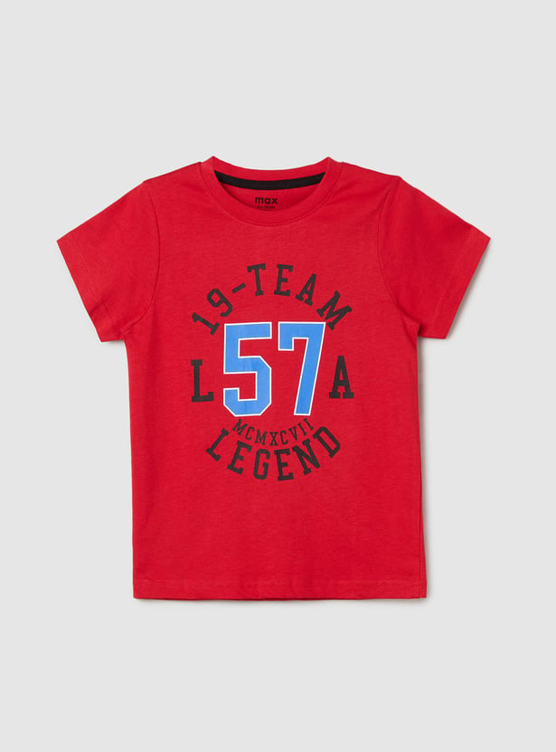 Boys Knit Graphic T-shirt