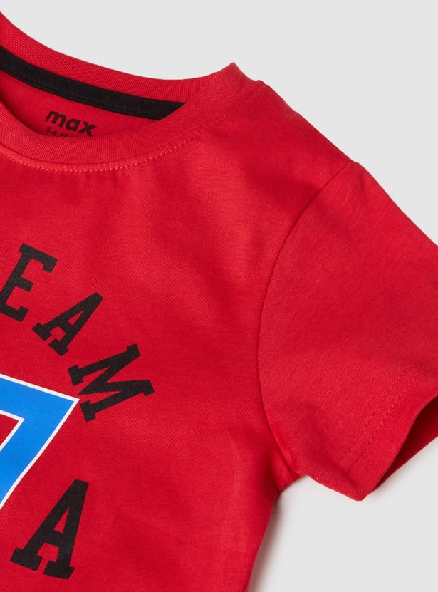 Boys Knit Graphic T-shirt